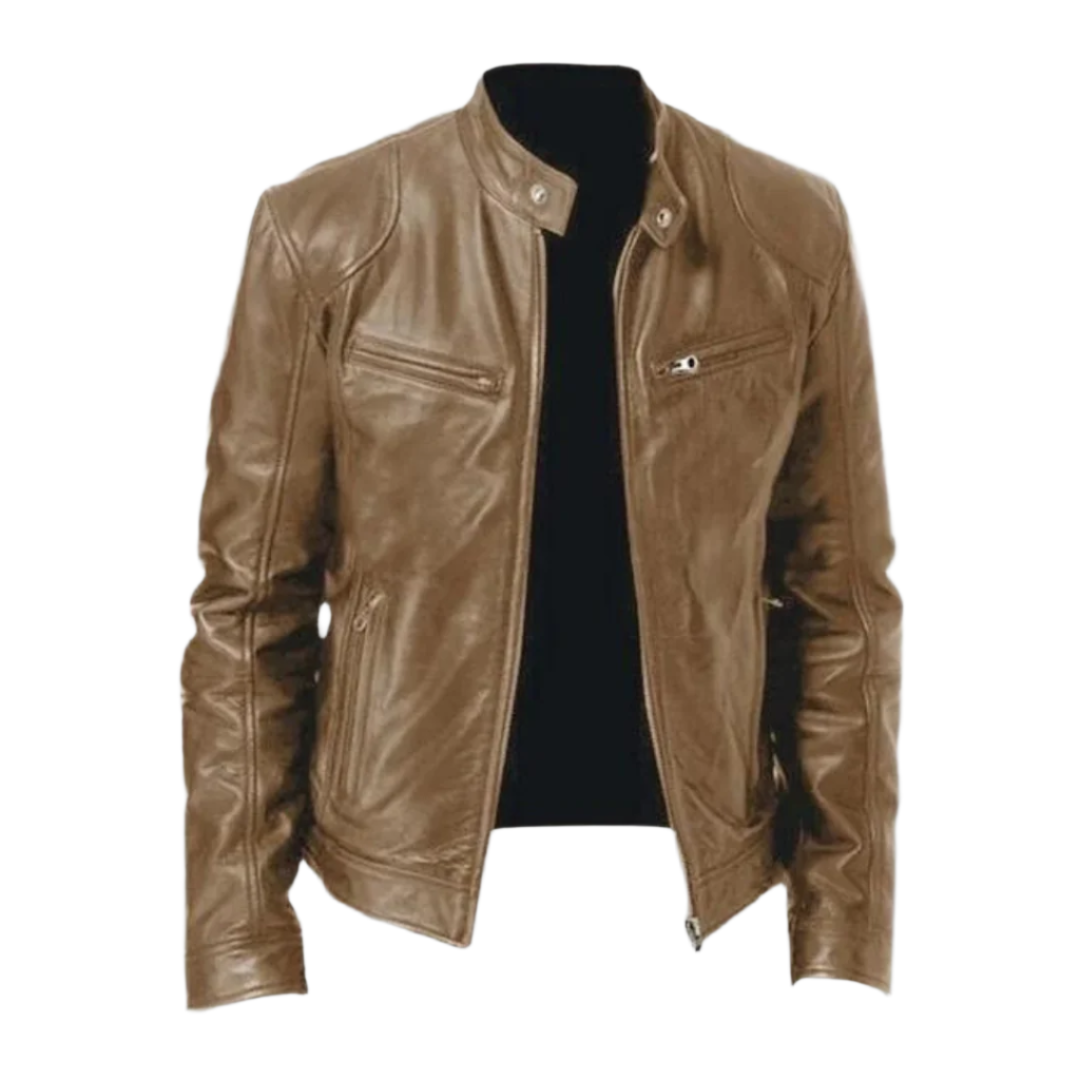 David Leather Jacket for Men – Elegant and Durable Jacket in Modern Comfortable Style