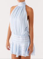 Dione Mini Dress for Women – Elegant Light Chiffon Dress with Flowy Feminine Cut