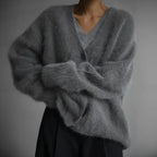 Ella Cashmere Sweater for Women – Elegant Loose Cardigan & Timeless Soft Comfort