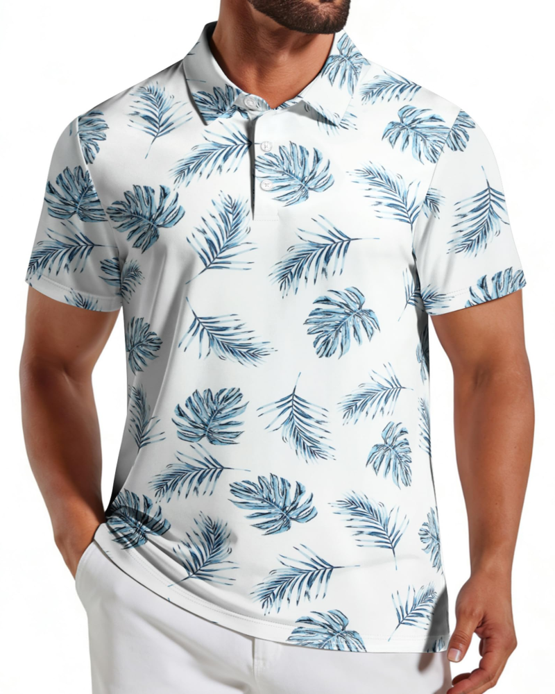 Nicolas Polo for Men – Quick-Dry Golf Polo, Stretch, Breathable & UPF30+