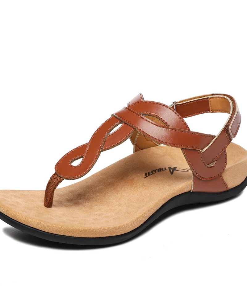 Sienna Sandals for Women – Flip Flops with Arch Support & Adjustable T-Strap