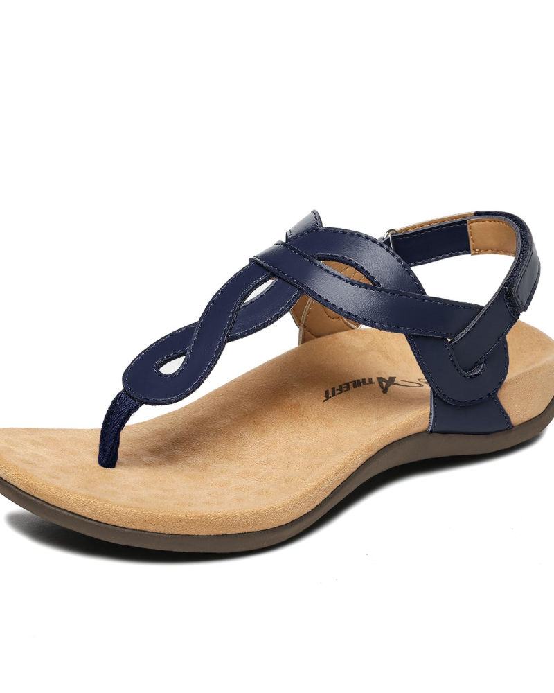 Sienna Sandals for Women – Flip Flops with Arch Support & Adjustable T-Strap