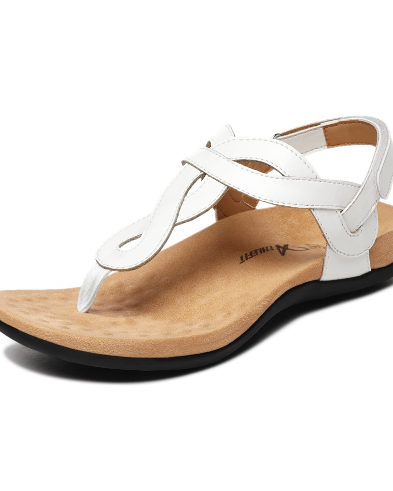 Sienna Sandals for Women – Flip Flops with Arch Support & Adjustable T-Strap