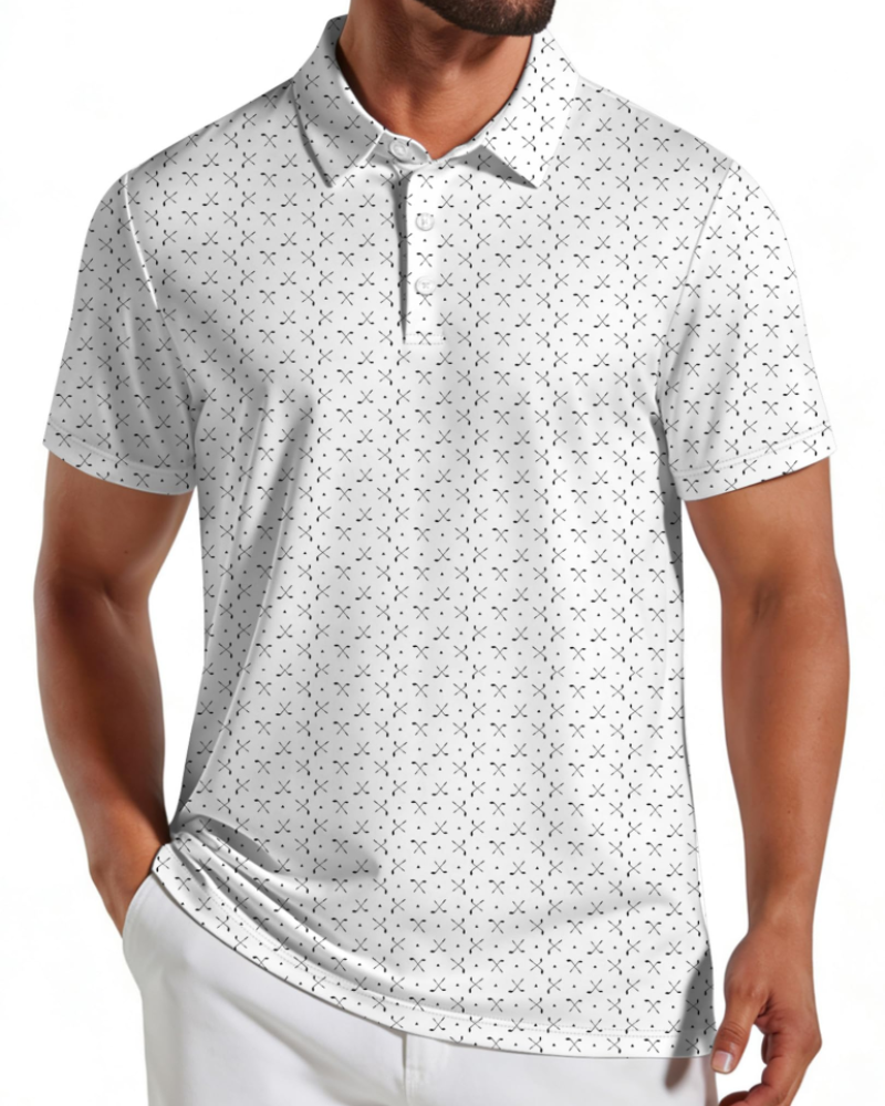 Nicolas Polo for Men – Quick-Dry Golf Polo, Stretch, Breathable & UPF30+