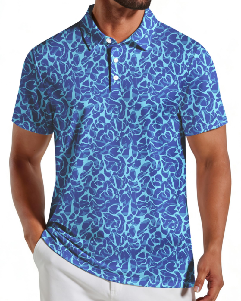 Nicolas Polo for Men – Quick-Dry Golf Polo, Stretch, Breathable & UPF30+
