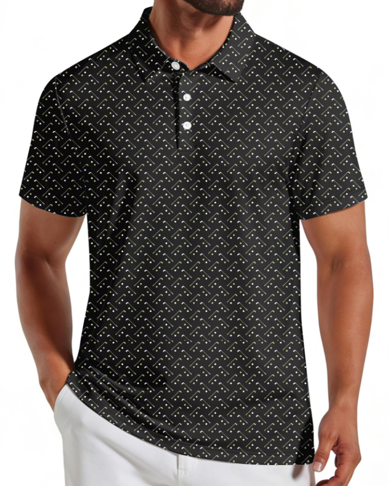 Nicolas Polo for Men – Quick-Dry Golf Polo, Stretch, Breathable & UPF30+