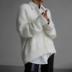 Ella Cashmere Sweater for Women – Elegant Loose Cardigan & Timeless Soft Comfort