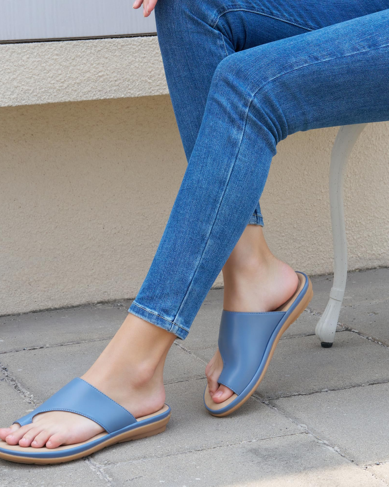 Elodia Sandals for Women – Comfortable Non-Slip Flat Sandals, Summer