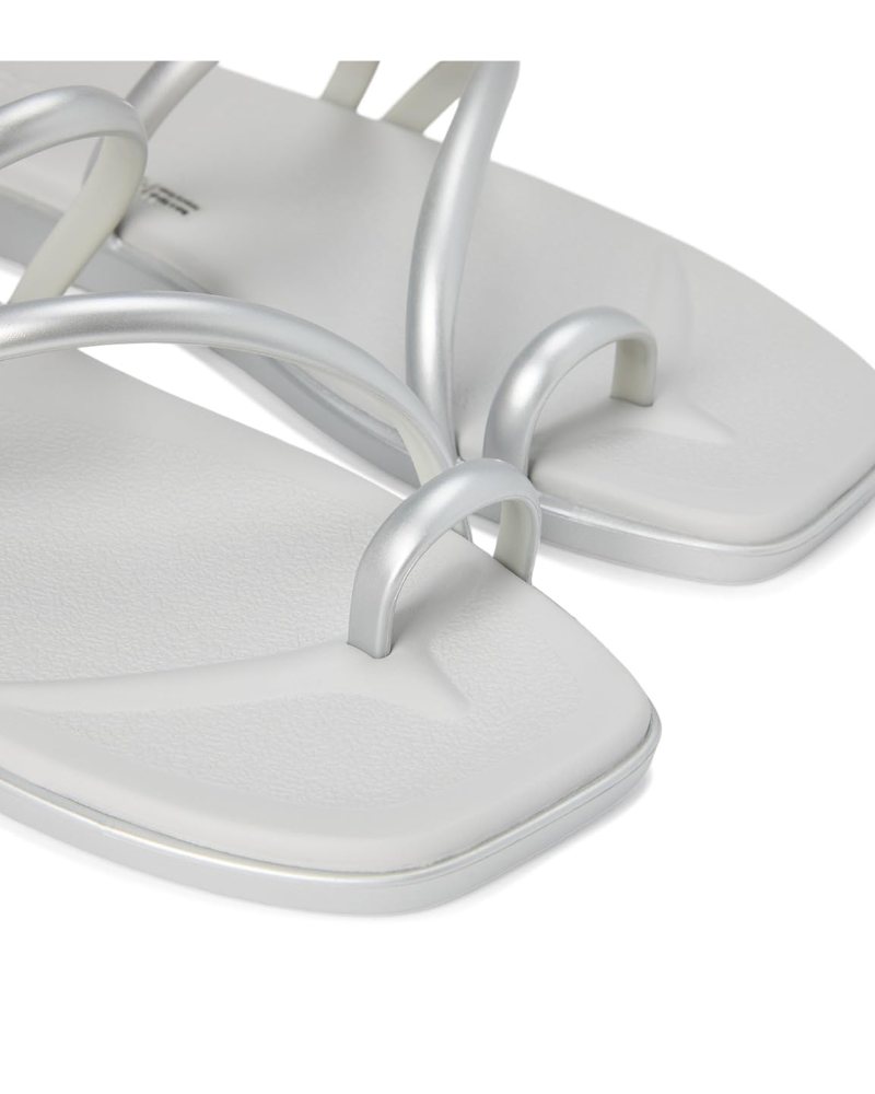 Nayda Sandals for Women – Minimalist Square Toe-Post Sandals with Light Comfort