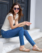 Elodia Sandals for Women – Comfortable Non-Slip Flat Sandals, Summer