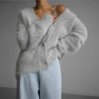 Ella Cashmere Sweater for Women – Elegant Loose Cardigan & Timeless Soft Comfort
