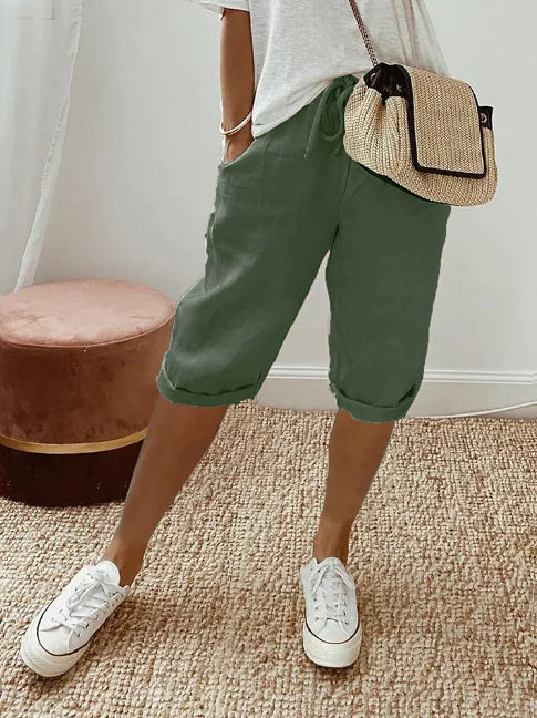 Kassandra Light Pants for Women – Flowy High-Waist Pants with Airy Comfortable Cut