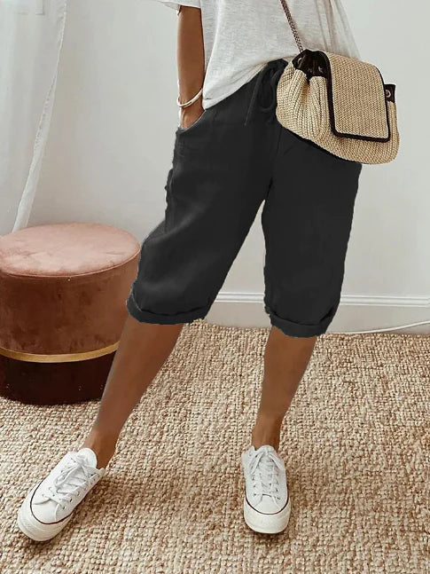 Kassandra Light Pants for Women – Flowy High-Waist Pants with Airy Comfortable Cut