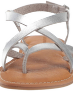 Mella Sandals for Women – Strappy Toe-Post Sandals with Adjustable Ankle Strap, Chic Summer
