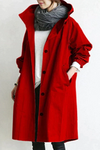 Elizabeth Raincoat for Women – Urban Waterproof Coat with Oversized Breathable Hood
