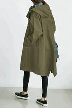 Elizabeth Raincoat for Women – Urban Waterproof Coat with Oversized Breathable Hood