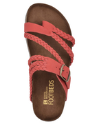 Vessa Sandals for Women – Braided Toe-Post with Molded Comfort Sole & Adjustable Buckle