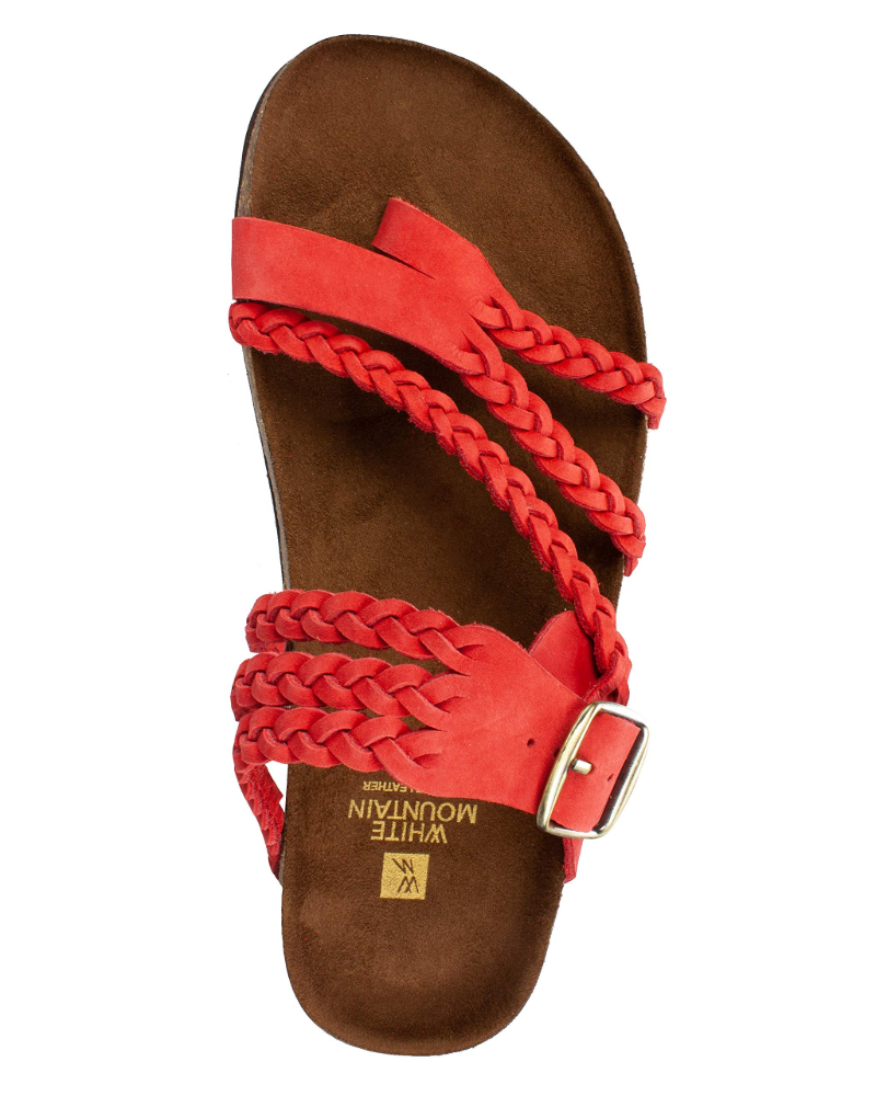 Vessa Sandals for Women – Braided Toe-Post with Molded Comfort Sole & Adjustable Buckle