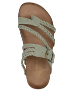 Vessa Sandals for Women – Braided Toe-Post with Molded Comfort Sole & Adjustable Buckle