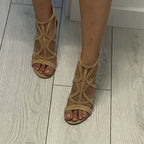 Natalie Heeled Sandals for Women – Elegant Gladiator Heels with Open Toe & Modern Style