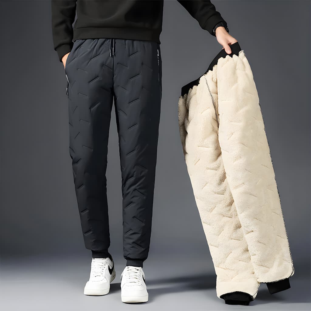 Leila Thermal Pants for Women – Waterproof Winter Joggers in Soft Fleece with Pockets