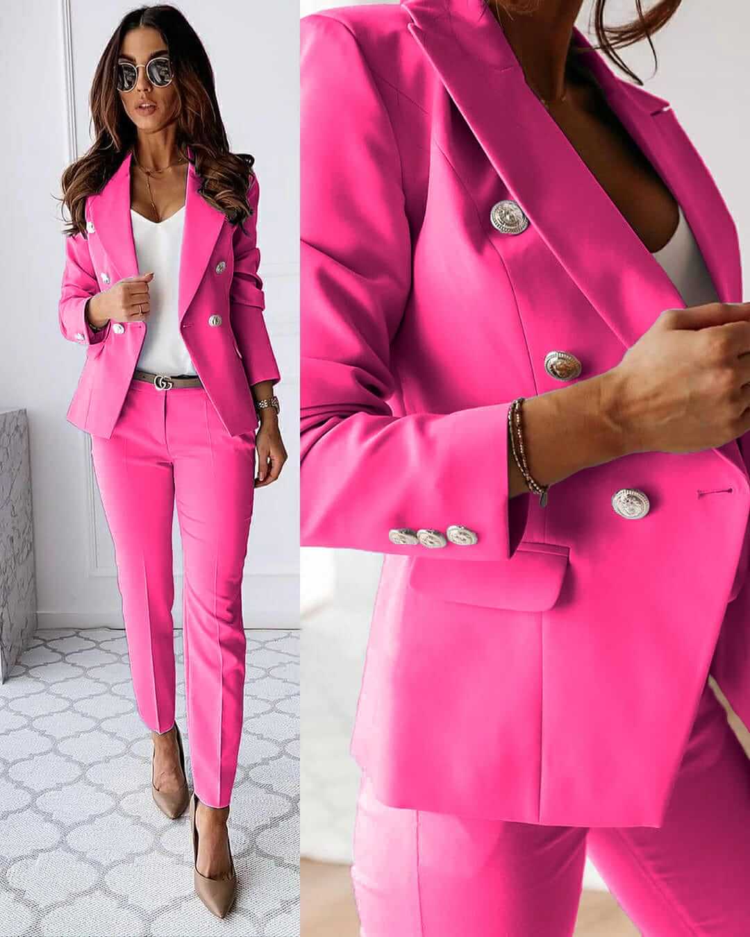 Elena Suit for Women – Modern Set with Elegant Blazer & Chic Tailored Pants
