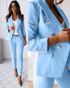 Elena Suit for Women – Modern Set with Elegant Blazer & Chic Tailored Pants