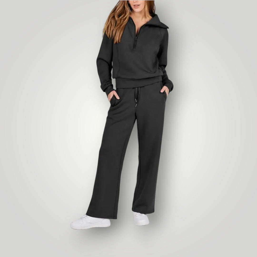 Lilou Loungewear Set for Women – Comfortable Sweatshirt & Jogger Pants in Soft, Luxurious Fabric