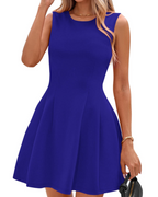 Sophie Dress for Women – Short A-Line Dress, Sleeveless, Elegant Business Casual Stretch