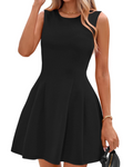 Sophie Dress for Women – Short A-Line Dress, Sleeveless, Elegant Business Casual Stretch