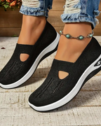 Lucresia Slip-On Sneakers for Women – Platform Sole Shoes, Breathable & Comfortable