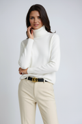 Clarrise Warm Turtleneck Sweater for Women – Soft Knit with High Collar & Classic Timeless Cut