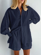 Aaliyah Summer Set for Women – Light Cotton Set with Top and Shorts in Casual Style