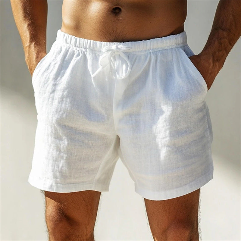 Dylan Cotton Shorts for Men – Breathable Design with Loose Cut & Mid-Thigh Summer Length
