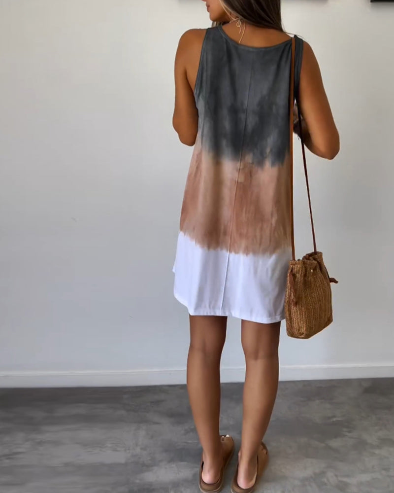 Odette Summer Dress for Women – Casual Sleeveless Dress with Light Cut for Relaxing Summer Days