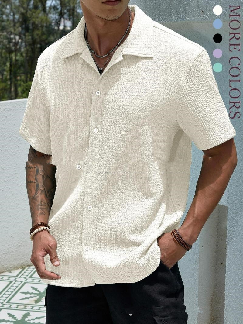 Jay Casual Shirt for Men – Modern Short Shirt for Summer, Vacation & Everyday