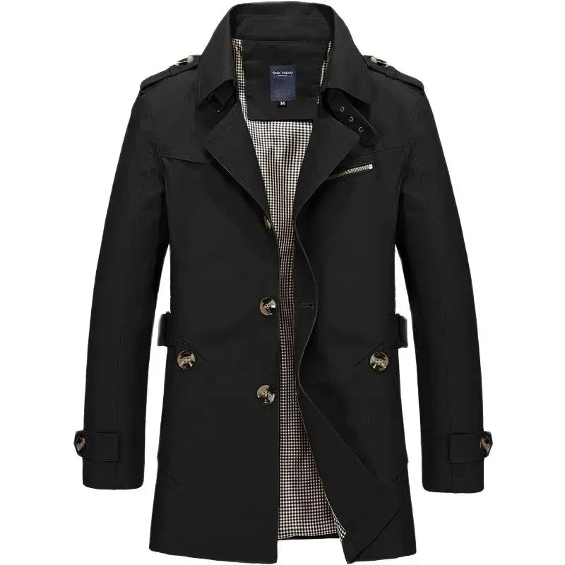 Baron Casual Winter Jacket for Men – Premium Mid-Length Style, Warm and Refined