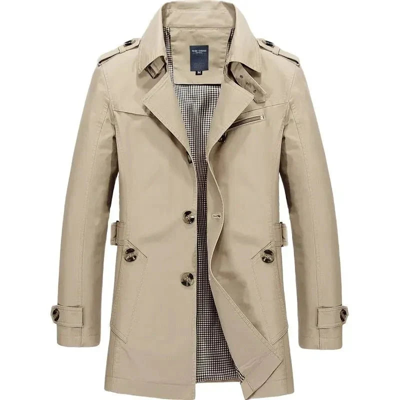 Baron Casual Winter Jacket for Men – Premium Mid-Length Style, Warm and Refined