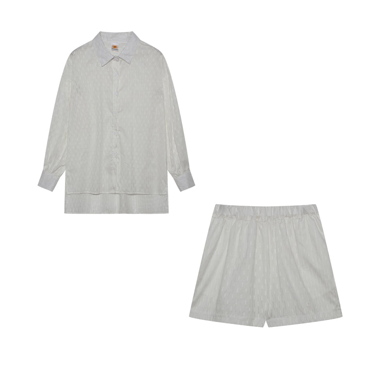 Aaliyah Summer Set for Women – Light Cotton Set with Top and Shorts in Casual Style