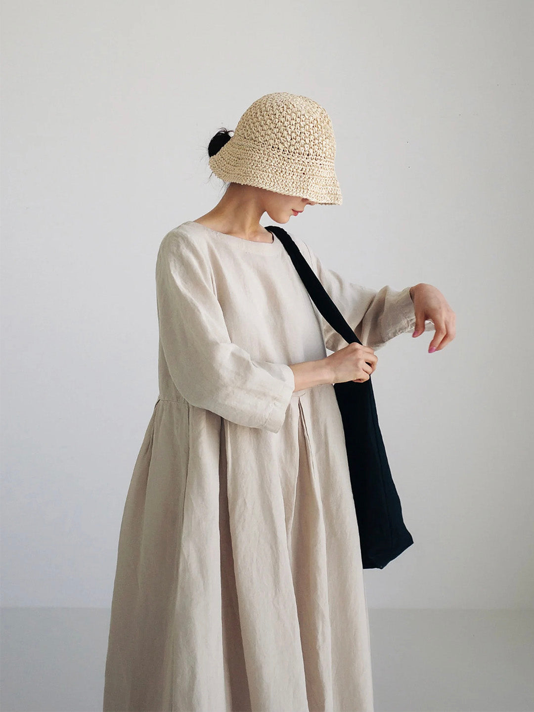Cielo Long Dress for Women – Light Linen, Natural Comfort & Elegant Minimalist Style