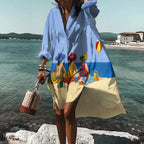 Florence Shirt Dress for Women – Casual Light Linen Dress with Straight Cut & Summer Style
