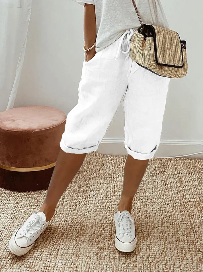 Kassandra Light Pants for Women – Flowy High-Waist Pants with Airy Comfortable Cut