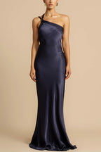 Freya Evening Dress for Women – Backless, Silk Satin, Floor Length – Elegant Dress for Galas and Formal Events