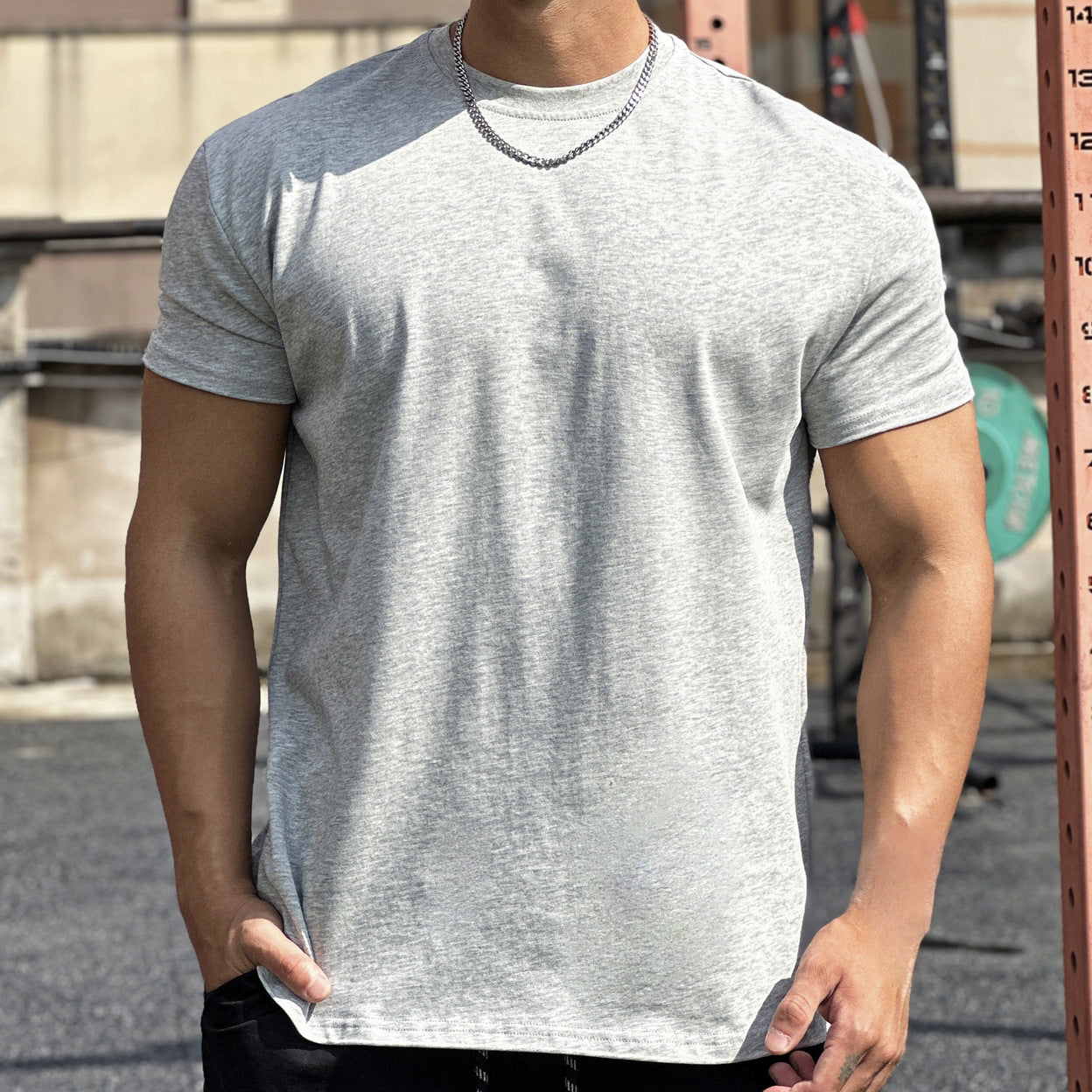 Liam Sport T-Shirt for Men – Loose Short-Sleeve Cotton Tee with Breathable Design