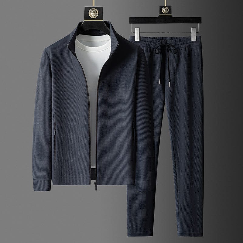 Reynold Elegant Tracksuit for Men – Premium Zip-Up Set with Fitted Pants & Breathable Fabric