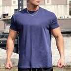 Liam Sport T-Shirt for Men – Loose Short-Sleeve Cotton Tee with Breathable Design