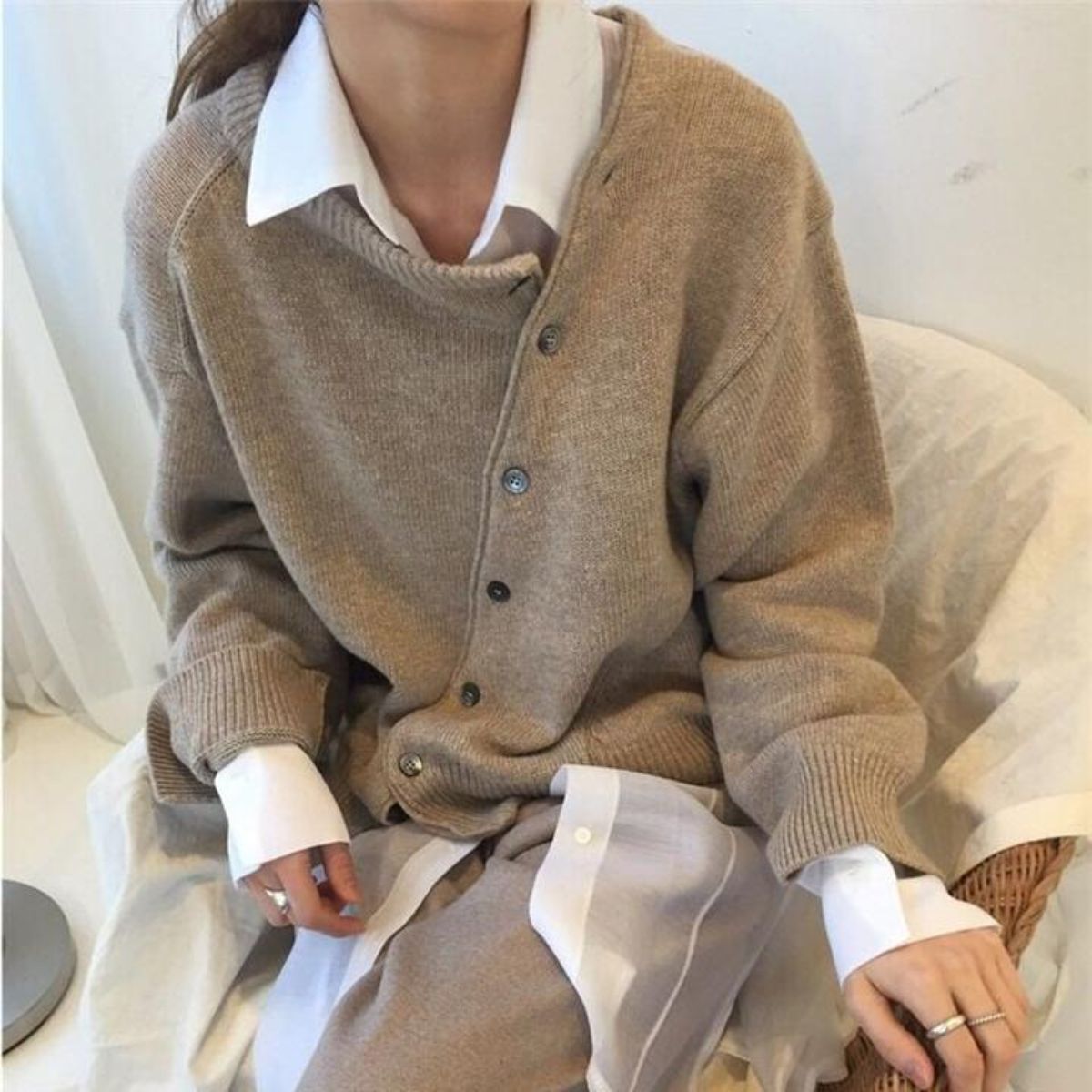 Lucille Cashmere Sweater for Women – Soft Knit, Warm and Breathable for Fall