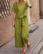Fiore Summer Set for Women – Light and Elegant 2-Piece Set for Casual Summer