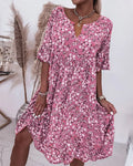 Selina Summer Dress for Women – Elegant Floral Dress with Airy Cut & Romantic Design
