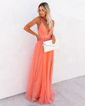 Amelia Elegant Long Dress for Women – Chic Maxi Dress with Flowy Cut and Refined Details